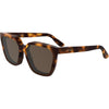 Gafas de sol cuadradas para mujer de Calvin Klein, eco-amigables y elegantes, con acetato renovado y logotipo discreto