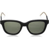 Tommy Hilfiger Gafas de sol unisex para adultos TH1352/S, diseño rectangular con marco de plástico negro mate completo