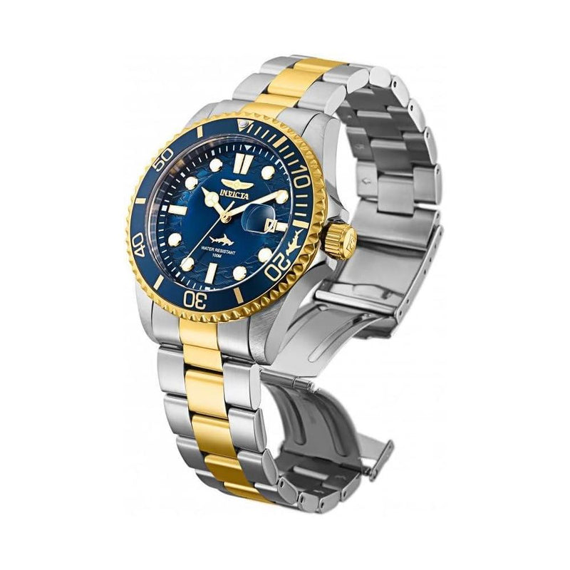 Invicta Pro Diver Reloj de cuarzo para hombre con correa de acero inoxidable en dos tonos, modelo 30021