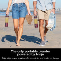 Ninja BC151CR - Licuadora portátil inalámbrica, ideal para batidos, con tapa a prueba de fugas, recargable USB-C y segura para lavavajillas