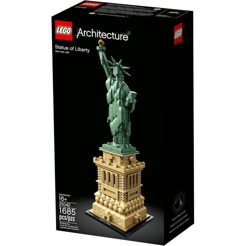 LEGO Architecture 21042 Set de Construcción Estatua de la Libertad - Recuerdo Coleccionable de Nueva York para Decoración Hogareña