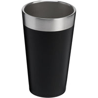 Stanley Adventure Vaso de Cerveza Apilable Acero Inoxidable, Libre de BPA, Aislado, Apto para Lavavajillas, Color Negro