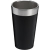 Stanley Adventure Vaso de Cerveza Apilable Acero Inoxidable, Libre de BPA, Aislado, Apto para Lavavajillas, Color Negro