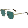 Lentes de sol Calvin Klein Ck25100s con diseño cuadrado, ideal para un look contemporáneo y versátil, compatibles con lentes RX