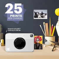KODAK Printomatic Cámara digital con impresión instantánea a color en papel fotográfico ZINK con respaldo adhesivo