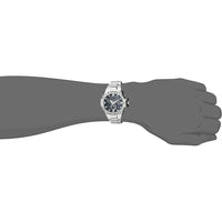 Casio GST-B100D-1ACR G-Shock Reloj de cuarzo plateado con pantalla analógica para hombre con Bluetooth y energía solar