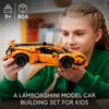 LEGO Technic Lamborghini Huracán Tecnica en Naranja para Niños, Juguete de Coche con Motor V10, Dirección Funcional y Puertas Abatibles