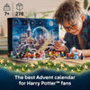 Calendario de Adviento LEGO Harry Potter 2025 con sorpresas construibles, incluye minifiguras de personajes emblemáticos