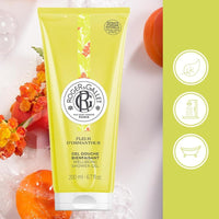 Roger & Gallet Gel de Ducha Hidratante a Base de Plantas con Aloe Vera para Piel Suave y Refrescante