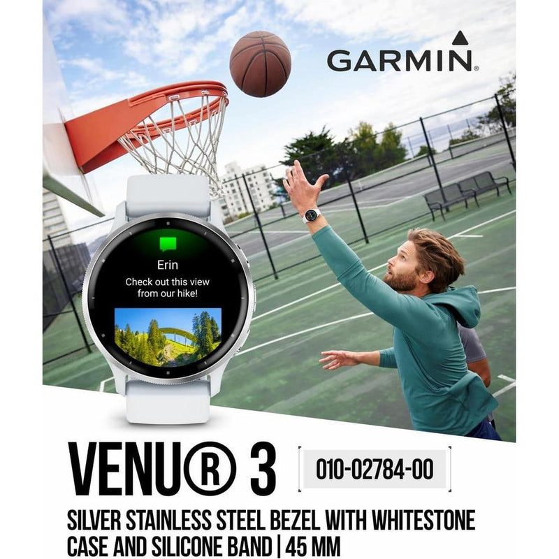 Smartwatch Garmin Venu 3 Gps Pantalla Amoled 45 Mm Funciones Avanzadas De Salud Y Fitness 14 Días De Batería