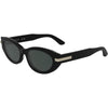 Gafas de sol Calvin Klein mujer CK25502S negras con lente gris sólido y logotipo refinado