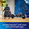 Figura de acción LEGO DC Batman con Bat-Pod para construcción creativa y aventuras épicas para niños mayores de 12 años