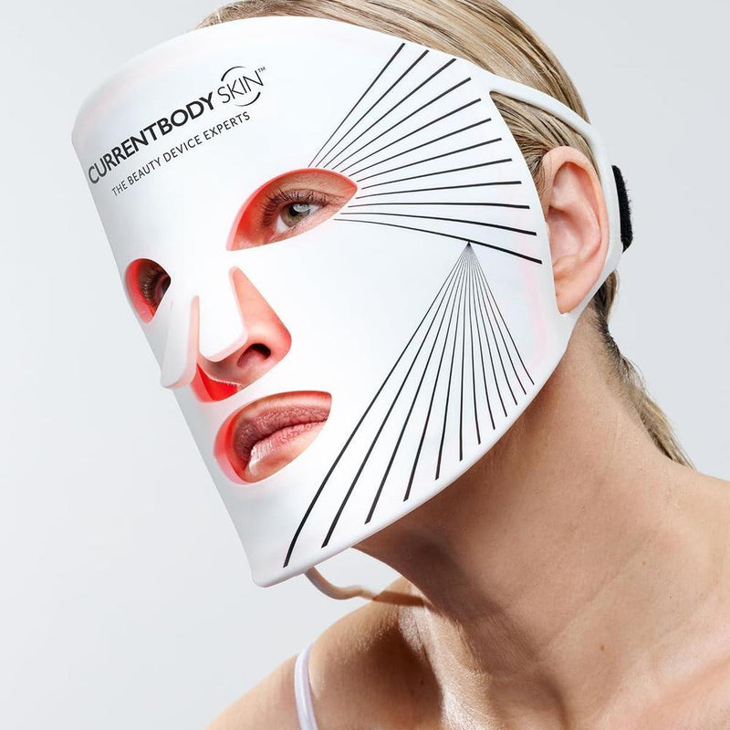 Máscara Facial de Terapia LED CurrentBody para Reducción de Arrugas y Rejuvenecimiento de Piel