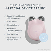 NuFACE MINI+ Kit De Dispositivo Facial De Microcorriente Para Esculpir, Levantar Y Tonificar La Piel, Aprobado Por La FDA