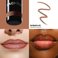 Delineador de labios Sacheu Stay-N de larga duración con ácido hialurónico y vitamina E, adecuado para todo tipo de piel