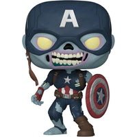Funko Pop! Marvel: ¿Qué pasaría si? - Zombie Capitán América Figura de vinilo bobblehead coleccionable