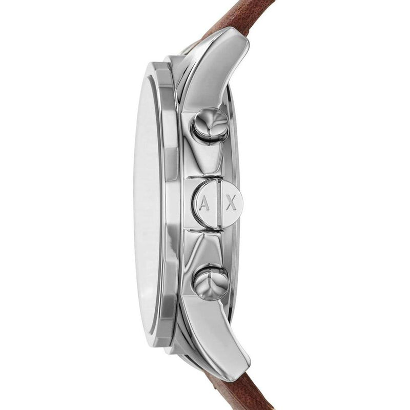 Reloj cronógrafo para hombre Armani Exchange con correa de piel de becerro, elegante y funcional