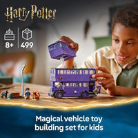 LEGO Harry Potter Knight Bus Adventure, set de construcción para recrear escenas con 5 minifiguras del mundo mágico