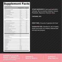Multivitamínico para mujer, OPT1048/595/1501, 120 cápsulas, apoyo inmunitario y energético, 126.96 g