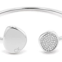 Calvin Klein pulsera de acero inoxidable para mujer con cierre de anillo de resorte y cadena serpiente