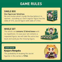 POP MART Demon Slayer - Figuras de la serie de flores de nacimiento, diseño aleatorio en caja ciega, colección y decoración
