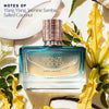 Perfume Estée Lauder Bronze Goddess Nuit, aroma floral de Ylang Ylang, Jasmine Sambac y coco, larga duración