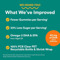 SmartyPants Gomitas prenatales multivitamínicas con Omega 3 DHA/EPA, biotina, vitaminas D3, B12, A, K y zinc