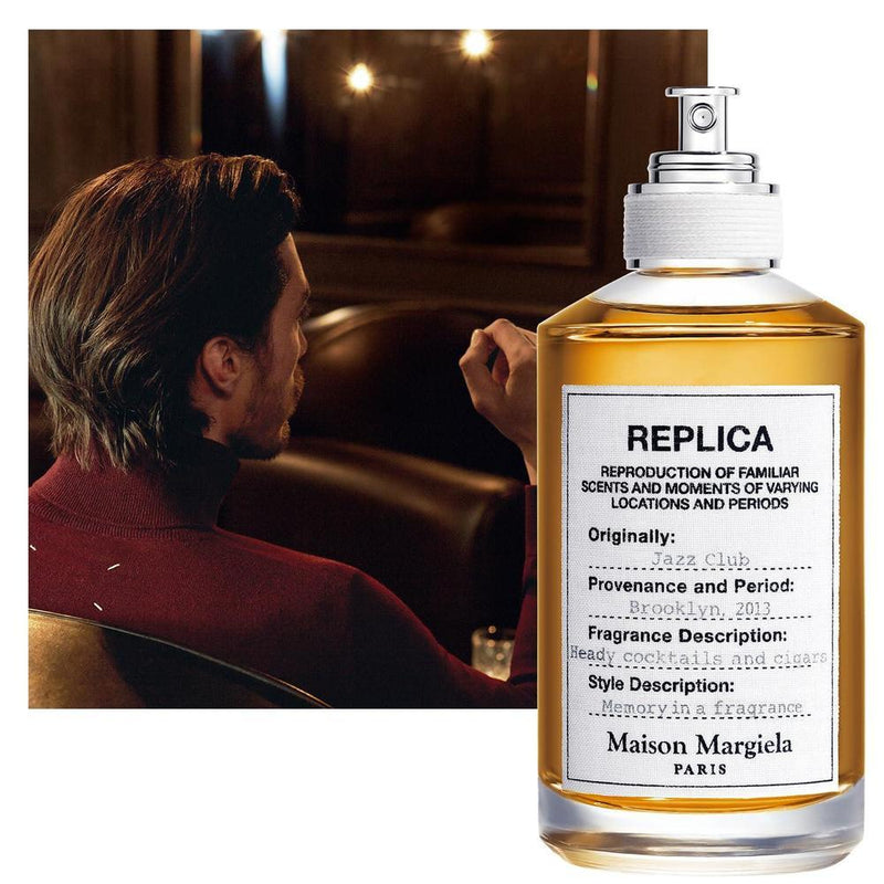 Maison Margiela Réplica Jazz Club Eau de Toilette cálido y especiado con vainilla, ron y tabaco