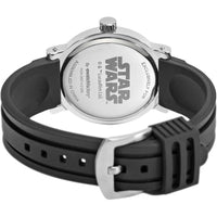 Reloj de cuarzo analógico Star Wars para adultos, diseño vintage con carcasa de acero inoxidable y resistencia al agua