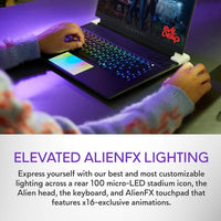 Alienware Gaming Laptop X16 R2, QHD+ Pantalla, Core i9, 32GB RAM, 1TB SSD, RTX 4080, Win 11, Plata Lunar