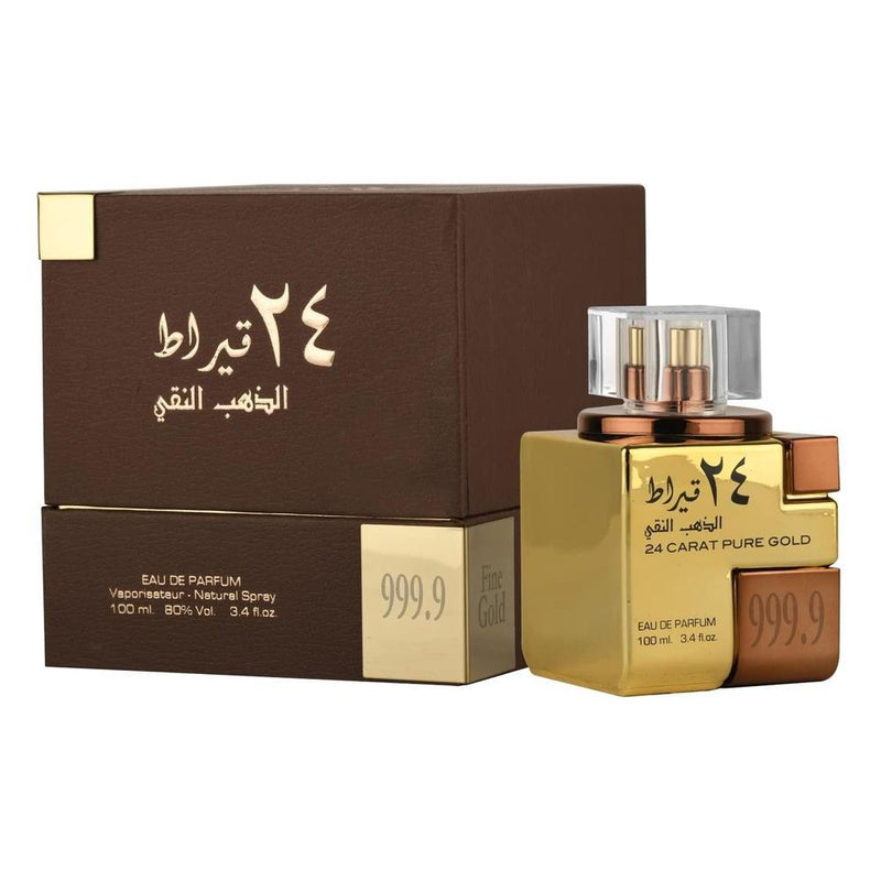Lattafa 24 Carat Pure Gold Eau De Parfum Spray for Unisex