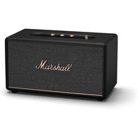 Altavoz Bluetooth Marshall Stanmore III, color negro, con sonido envolvente y diseño sostenible, compatible con smartphones y televisores