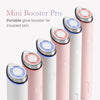 medicube Mini Booster Pro White, dispositivo facial portátil para principiantes, mejora la absorción de cuidado de piel, uso en hogar