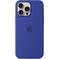 Apple Funda silicona iPhone 16 Pro Max con MagSafe y control cámara, ultramarino