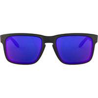 Oakley Holbrook Gafas de sol, montura negra mate, lente iridio rojo positivo con kit de limpieza de lentes y microbolsa