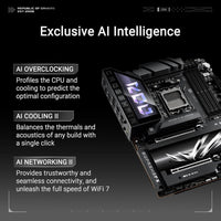ASUS ROG Crosshair X870E Hero AMD X870E AM5 ATX Placa base con inteligencia artificial y 18+2+2 etapas de potencia