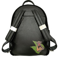 Loungefly Disney The Jungle Book Bolso Bagheera, bolso de hombro negro con doble correa para cosplay, elegante y funcional