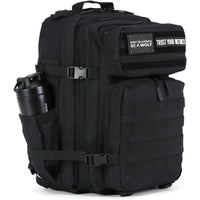 WOLFpak Mochila táctica de negro alfa 45L para acampada y senderismo