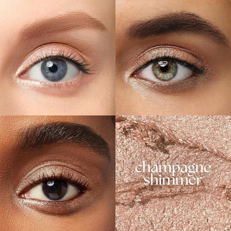Sombras De Ojos Julep 101 Crème To Powder - Resistentes Al Agua - Champagne Shimmer