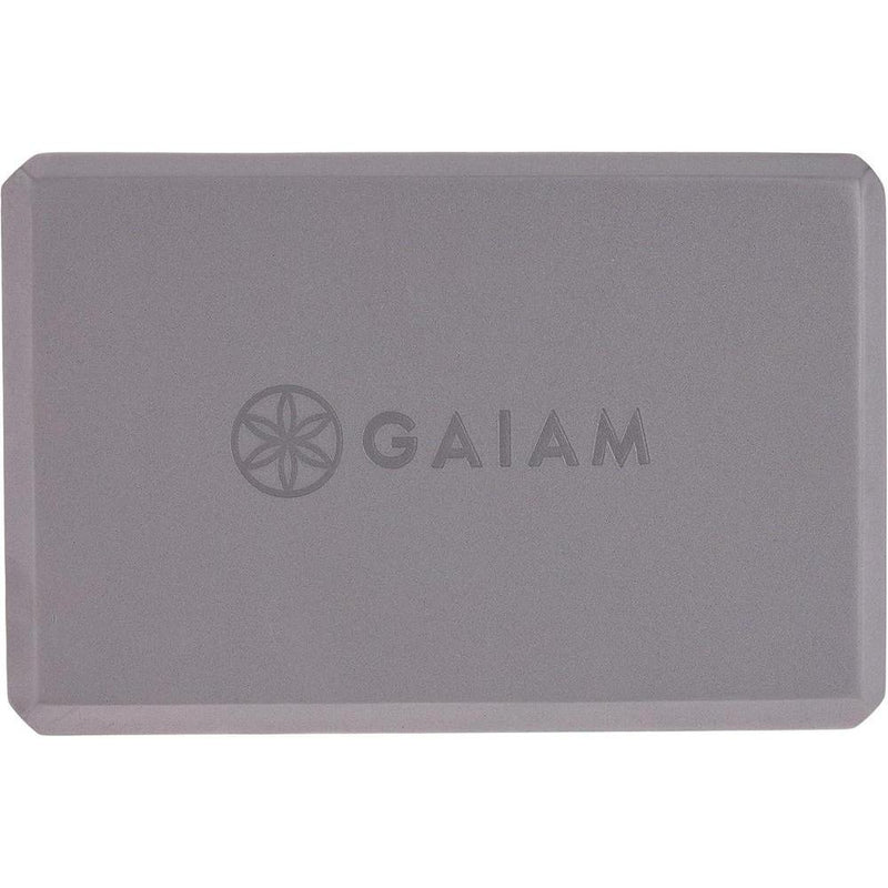 Gaiam Bloque de yoga – Espuma EVA sin látex – Superficie suave antideslizante con bordes biselados para yoga, pilates y meditación