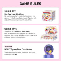 POP MART Caja romántica para anillos serie 4, escena de figuras ciegas, juguetes coleccionables, decoración, regalos para todos