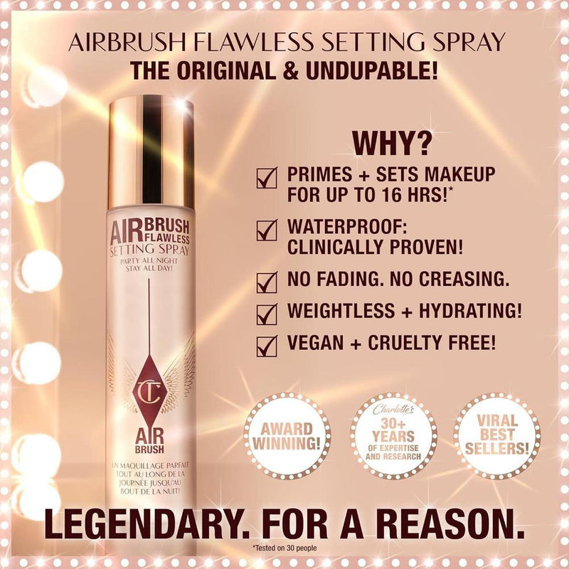 Airbrush Flawless Spray Fijador, Bruma Hidratante Ultra-Fina