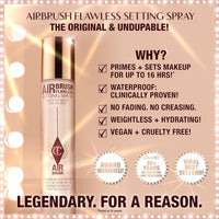 Airbrush Flawless Spray Fijador, Bruma Hidratante Ultra-Fina