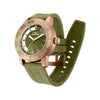Reloj de cuarzo para hombre Invicta Specialty con correa de silicona y caja de acero inoxidable
