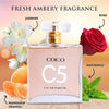 C5 Eau De Parfum para mujer, feminidad con aromas florales de jazmín y rosa de mayo, sin crueldad animal, regalo perfecto
