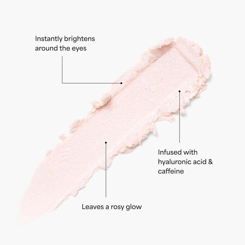 TULA Skin Care Bálsamo para ojos Rose Glow - Tratamiento de círculos oscuros, hidrata e ilumina instantáneamente