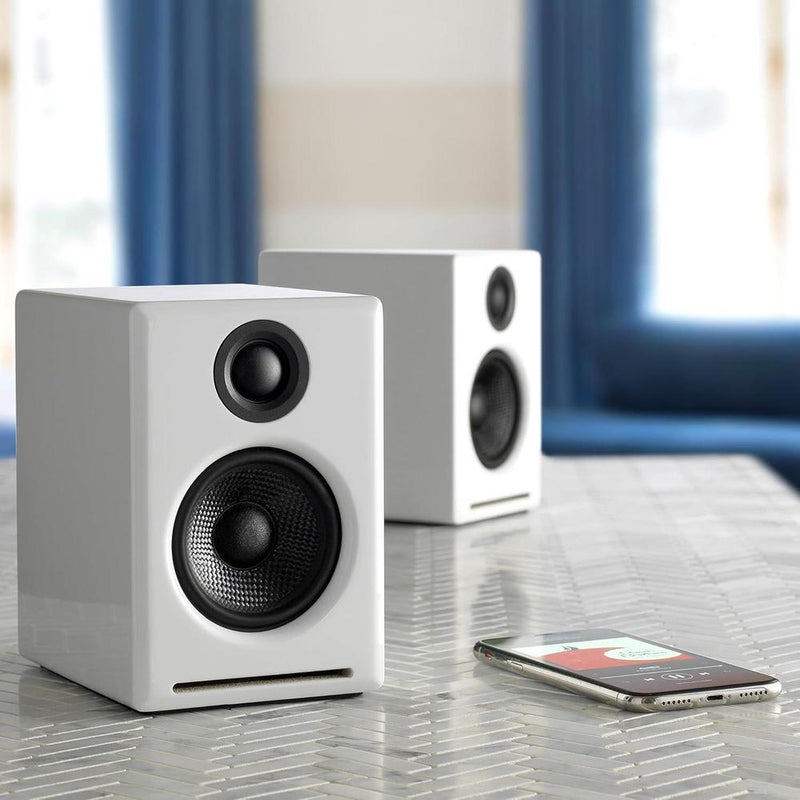Audioengine A2+ Altavoces Bluetooth De Escritorio Para Música Y Juegos - Compatible Con Pc, Mac, Laptop Y Tablet