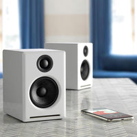 Audioengine A2+ Altavoces Bluetooth De Escritorio Para Música Y Juegos - Compatible Con Pc, Mac, Laptop Y Tablet