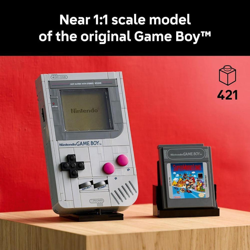 LEGO Super Mario Game Boy - Set de Construcción Retro para Adultos, Regalos de Cumpleaños, Modelo Coleccionable