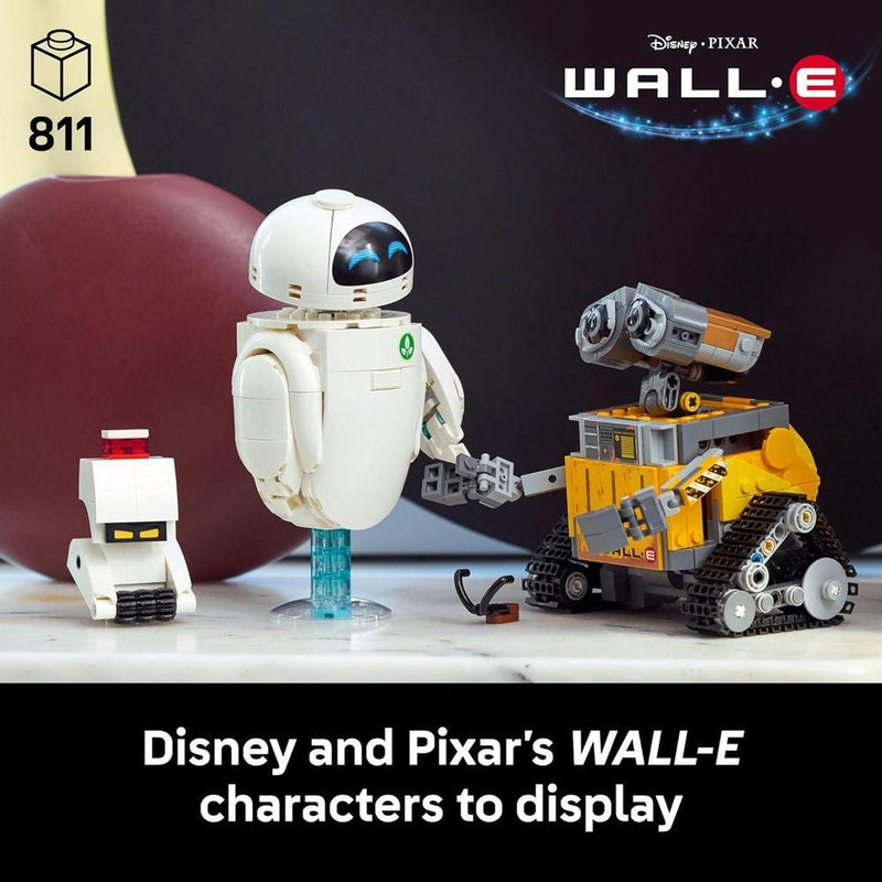 LEGO Disney & Pixar Set de Construcción Wall-E & EVE para Adultos - Decoración para Fans - Idea de Regalo 43279